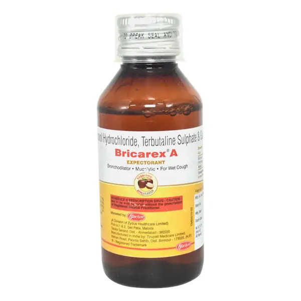 Bricarex A Expectorant Apple Sugar Free